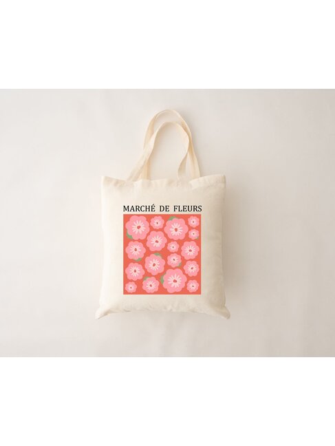MÕMY SAC RÉUTILISABLE - MARCHÉ DE FLEURS 02