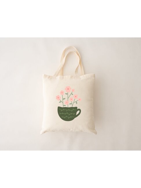 MÕMY SAC RÉUTILISABLE - TASSE DE CAFÉ VERT