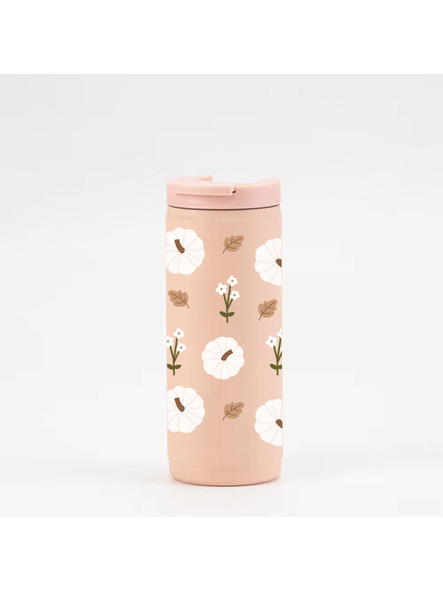 MÕMY GOBELET ISOTHERME 16OZ ROSE - CITROUILLES BLANCHES