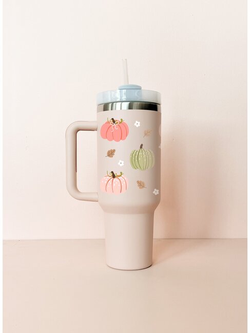 MÕMY GOBELET 40 OZ ROSE PÂLE - CITROUILLES