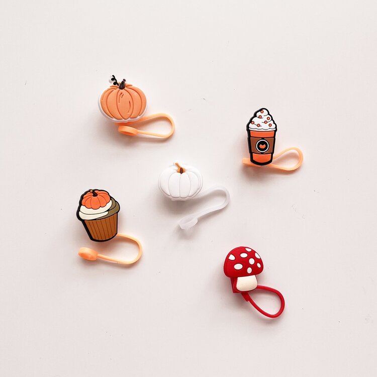 MÕMY COUVERCLE POUR PAILLE AUTOMNE - MUFFIN À LA CITROUILLE