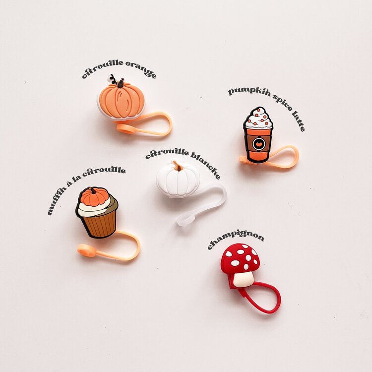 MÕMY COUVERCLE POUR PAILLE AUTOMNE - CHAMPIGNON