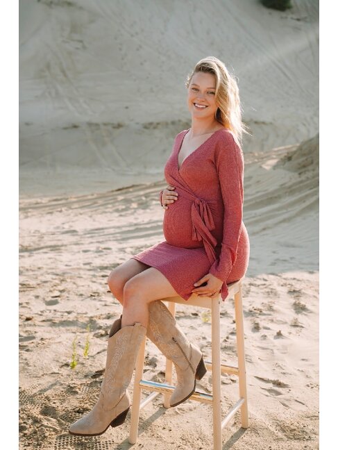 ROSE MATERNITÉ ROBE ARIANNA - ROSÉ ALL DAY