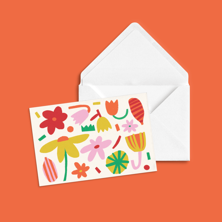 ANNE-JULIE DUDEMAINE CARTE DE SOUHAIT - LE PRINTEMPS