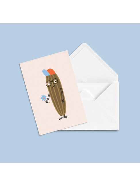 ANNE-JULIE DUDEMAINE CARTE DE SOUHAIT - MR CORNICHON