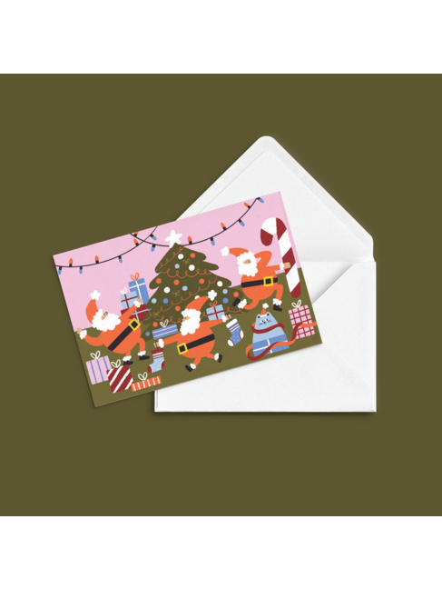 ANNE-JULIE DUDEMAINE CARTE DE SOUHAIT - ATELIER DU PÈRE NOËL