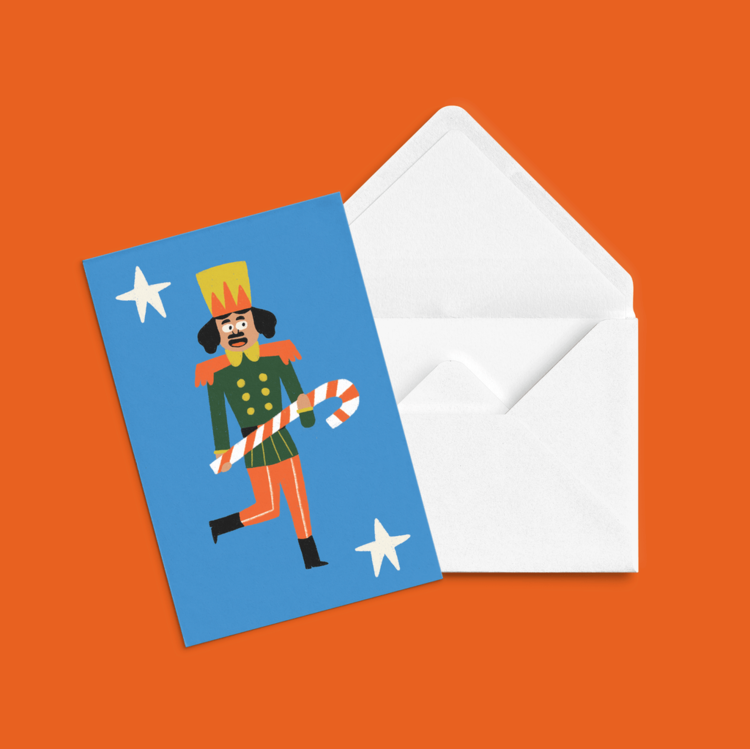 ANNE-JULIE DUDEMAINE CARTE DE SOUHAIT - CASSE-NOISETTE