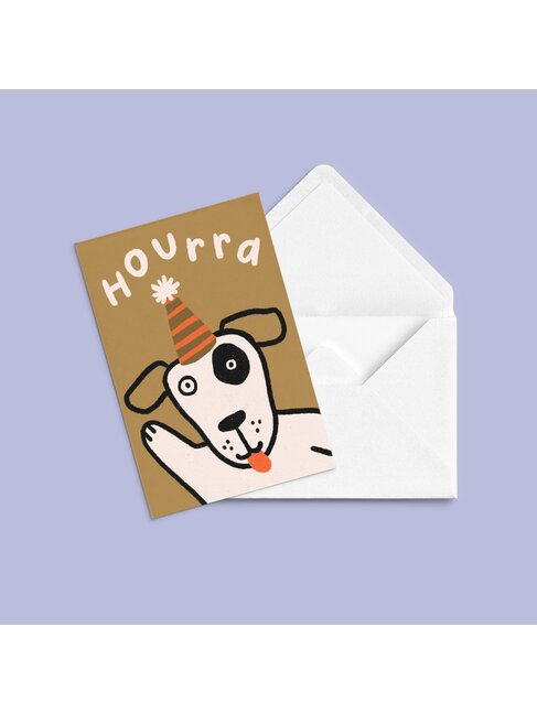 ANNE-JULIE DUDEMAINE CARTE DE SOUHAIT - HOURRA