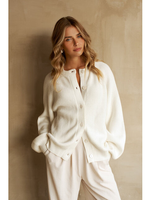 DAILYSTORY CARDIGAN ALINA - CRÈME