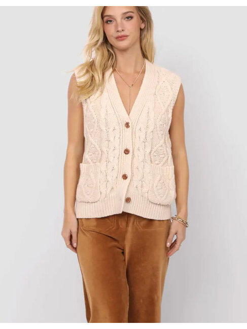 SADIE & SAGE VESTE SWIFT - IVORY