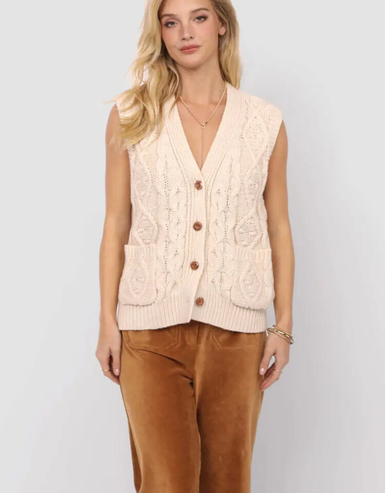 SADIE & SAGE VESTE SWIFT - IVORY