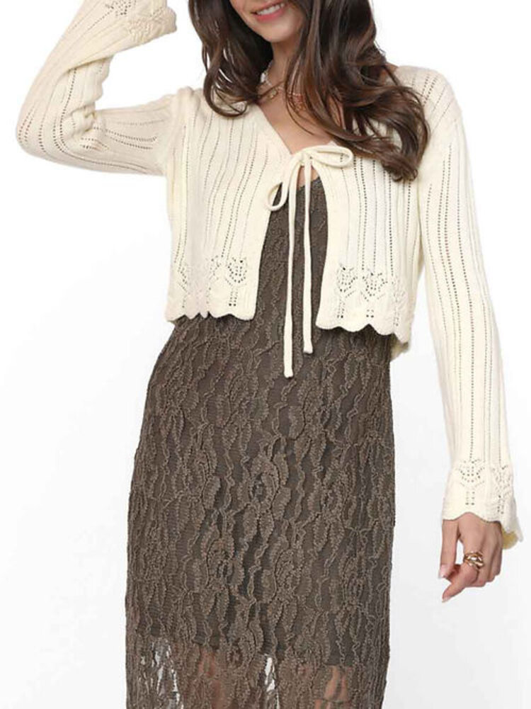 SADIE & SAGE CARDIGAN CAMOMILLE - IVORY