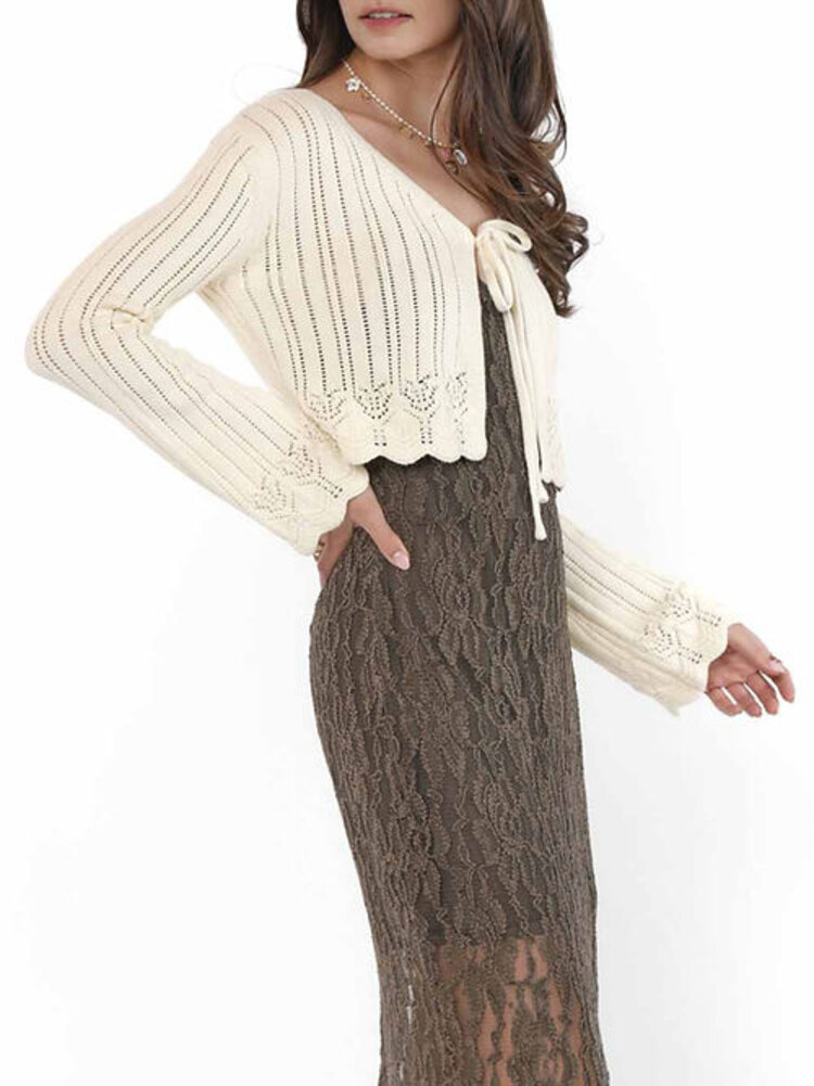 SADIE & SAGE CARDIGAN CAMOMILLE - IVORY