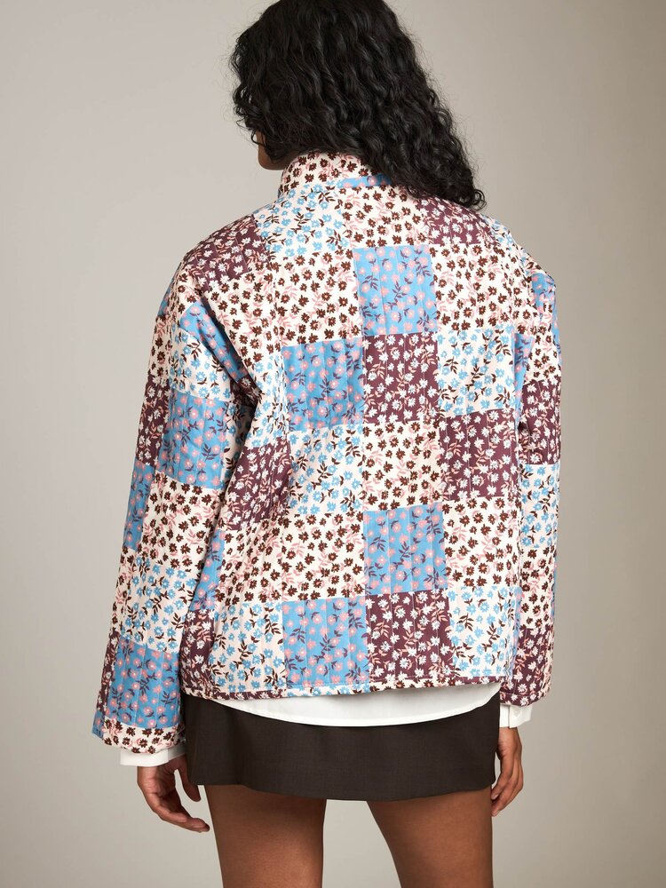 SADIE & SAGE MANTEAU THE COLLECTOR - BLUE MUTI