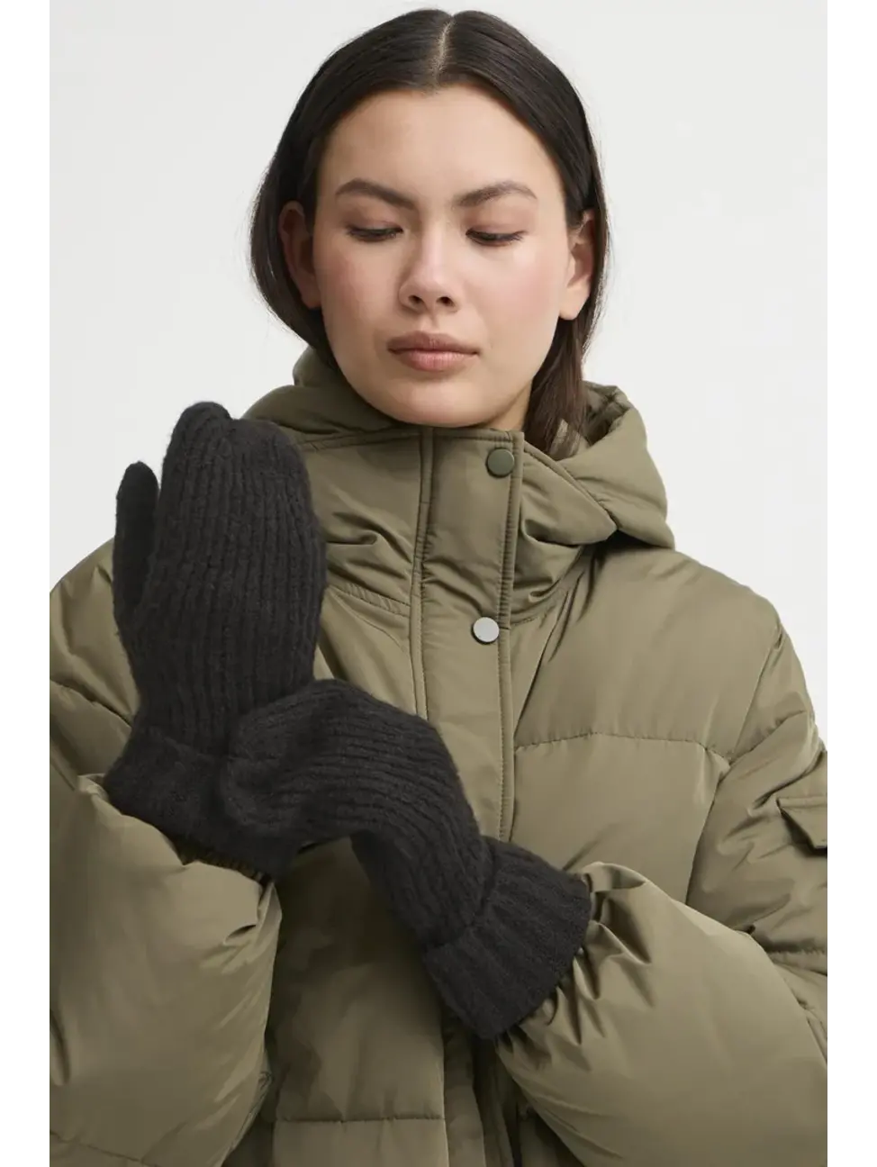 Manteau Jannet Ichi Ichi Manteau Ichi Check Padded Coat Cheap