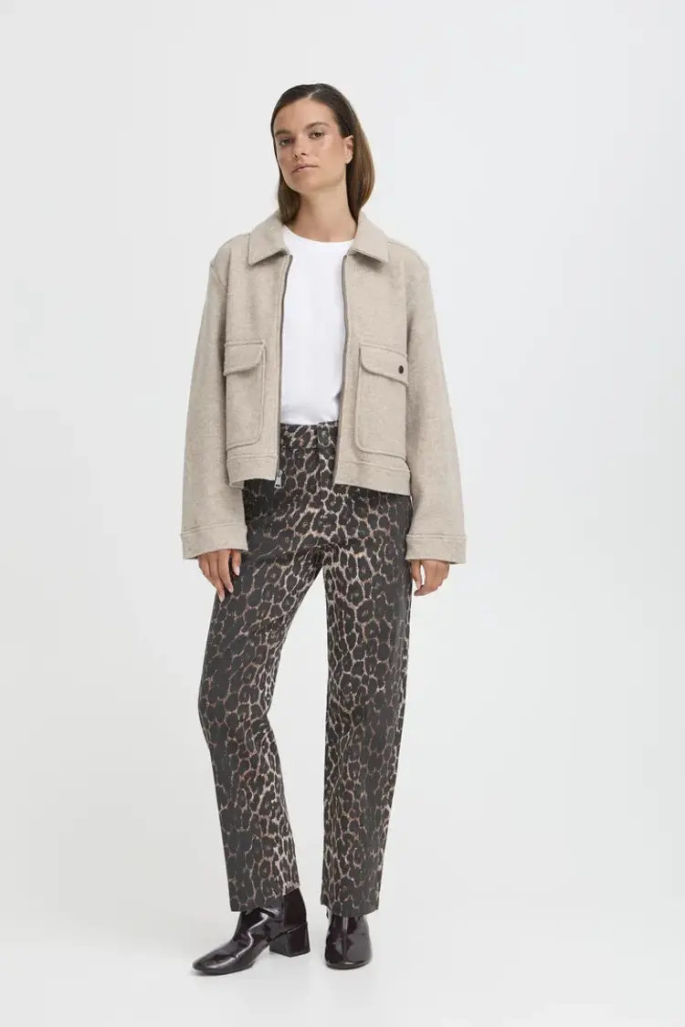 B.YOUNG MANTEAU BONDY - WALNUT MELANGE