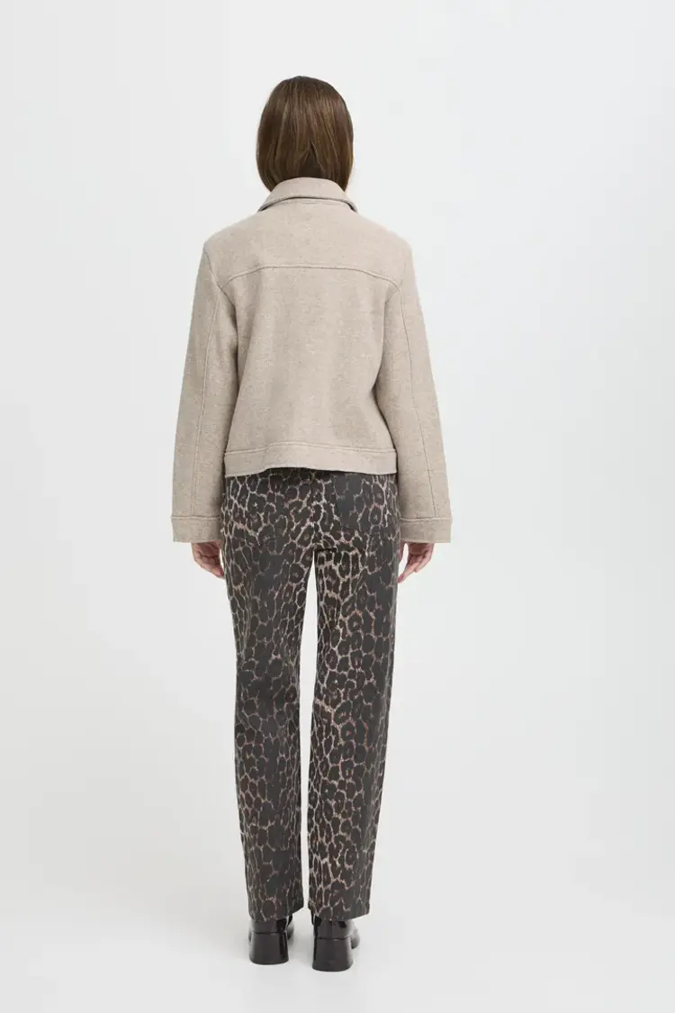 B.YOUNG MANTEAU BONDY - WALNUT MELANGE