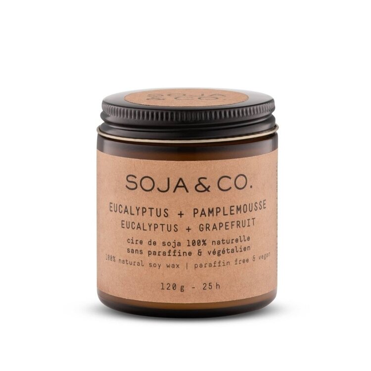 SOJA & CO CHANDELLE EUCALYPTUS & PAMPLEMOUSSE - 4 OZ