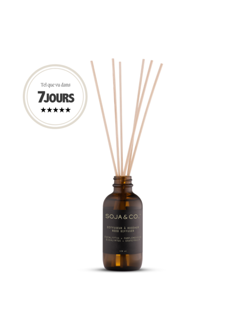 SOJA & CO DIFFUSEUR À ROSEAUX - EUCALYPTUS & PAMPLEMOUSSE