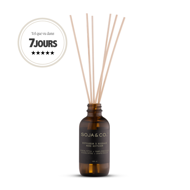 SOJA & CO DIFFUSEUR À ROSEAUX - EUCALYPTUS & PAMPLEMOUSSE