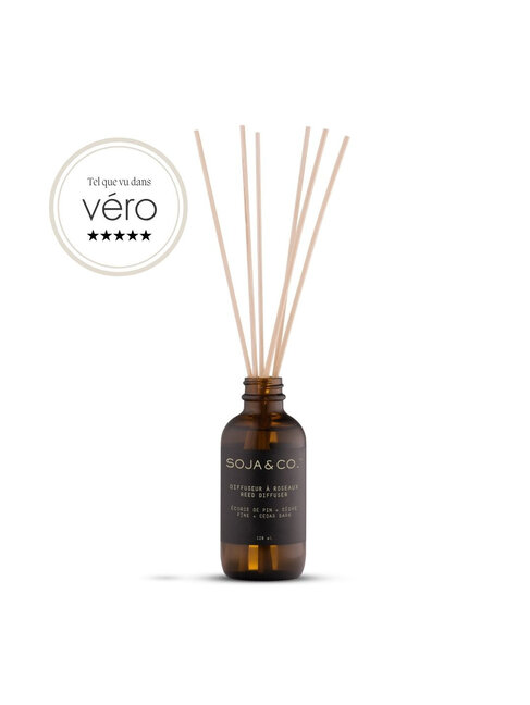 SOJA & CO DIFFUSEUR À ROSEAUX - ÉCORCE DE PIN & CÈDRE