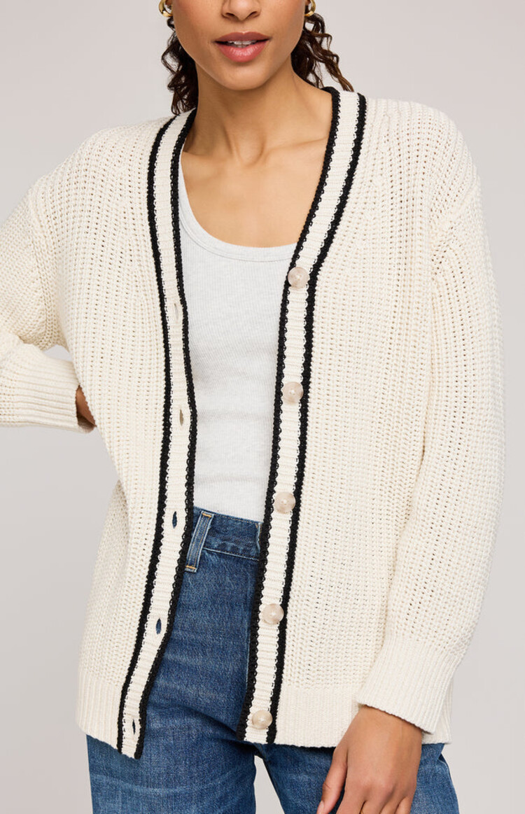 GENTLE FAWN CARDIGAN VIOLA - CREAM