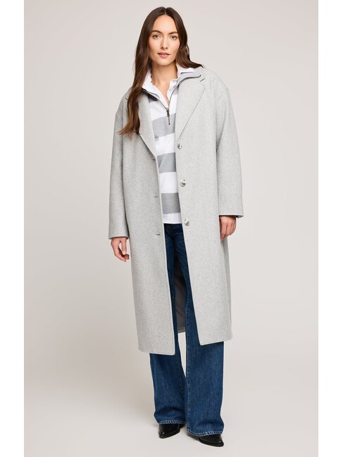 GENTLE FAWN COAT AGATHA - HEATHER GREY