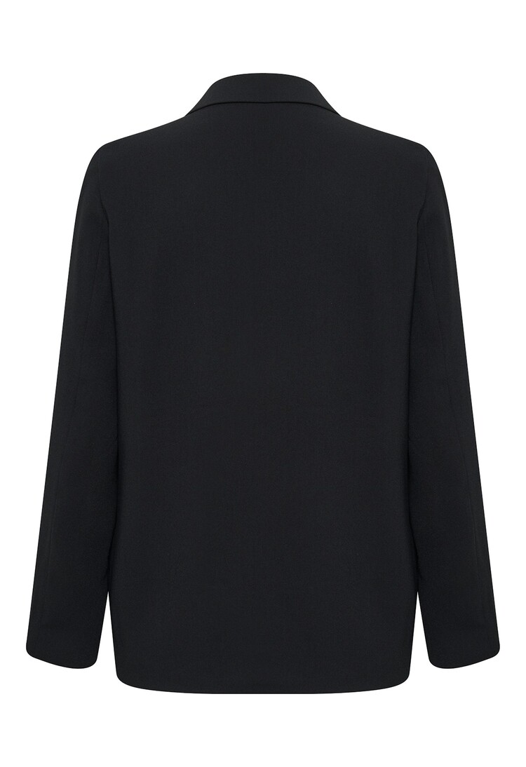 SOAKED IN LUXURY VESTON SHIRLEY MANCHES LONGUES - NOIR