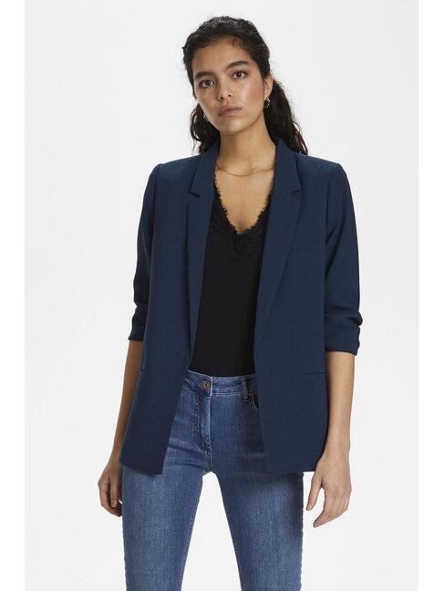 SOAKED IN LUXURY VESTON SHIRLEY - NAVY