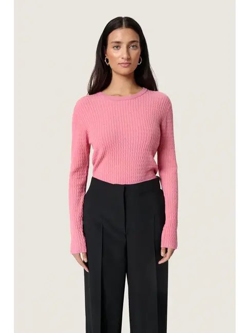 SOAKED IN LUXURY CHANDAIL SPINA CABLE FULLOVER - POLIGNAC