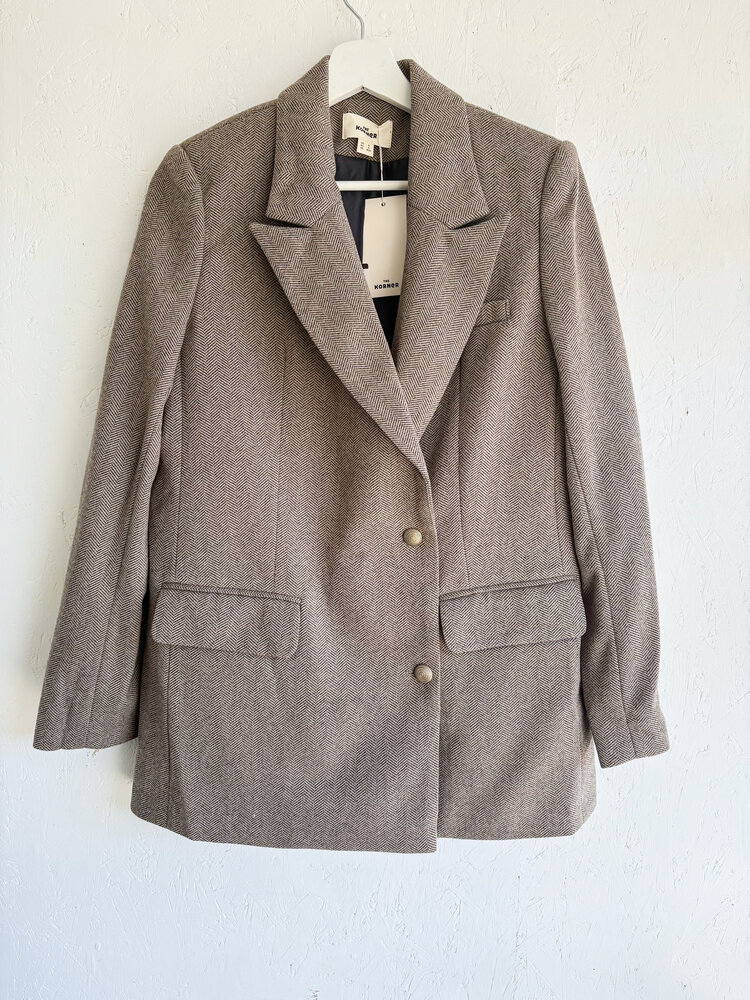 THE KORNER VESTON À MANCHES LONGUES - BRUN CLAIR