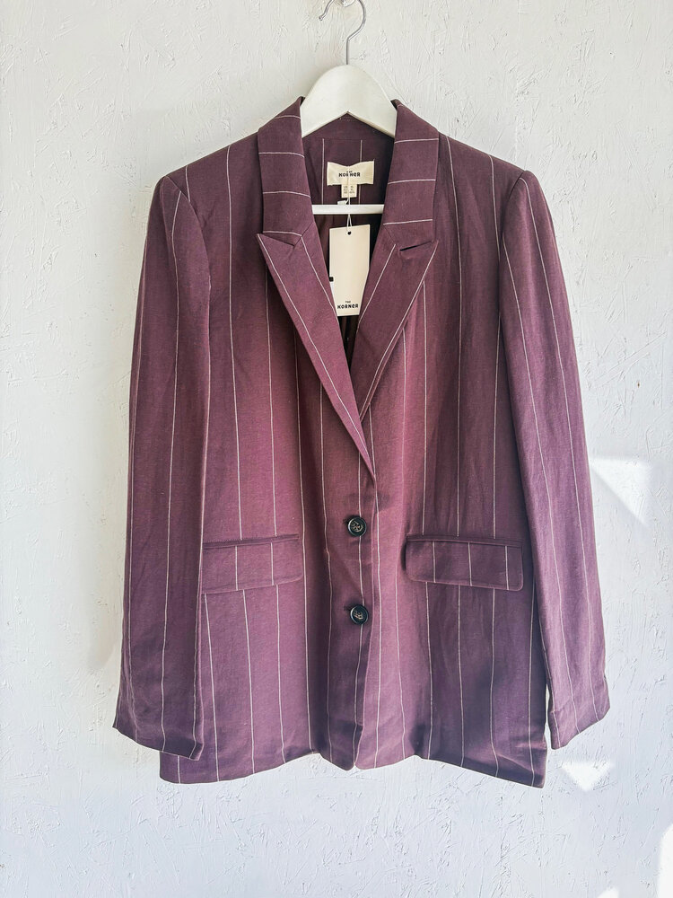 THE KORNER VESTON MANCHES LONGUES - LIGNÉ BRUN ET CRÈME