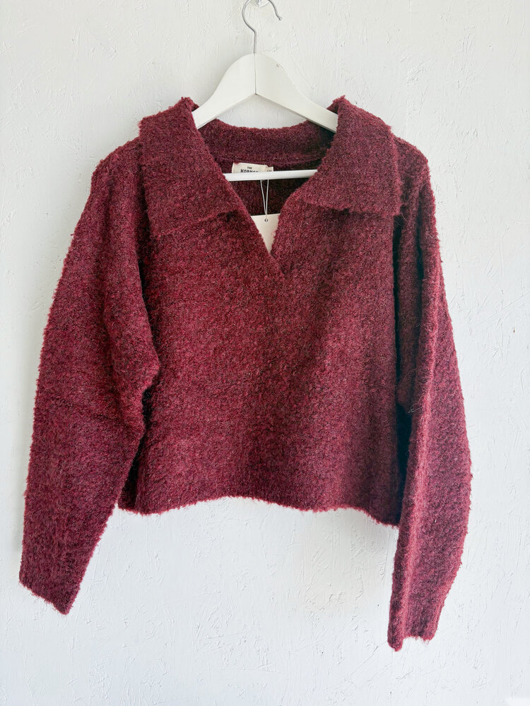 THE KORNER TRICOT  - DARK RED