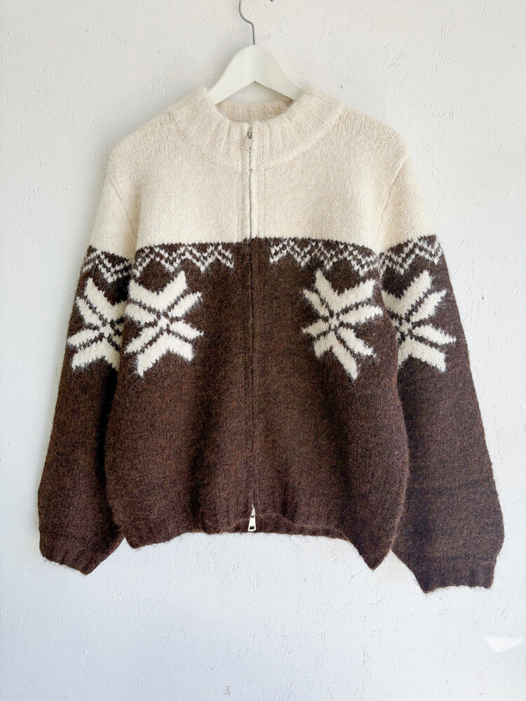 THE KORNER VESTE MANCHES LONGUES - BRUN