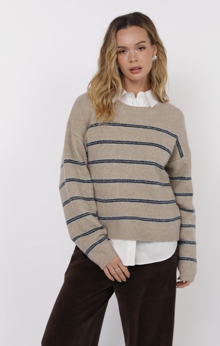 SADIE & SAGE TRICOT HUDSON - OATMEAL MULTI