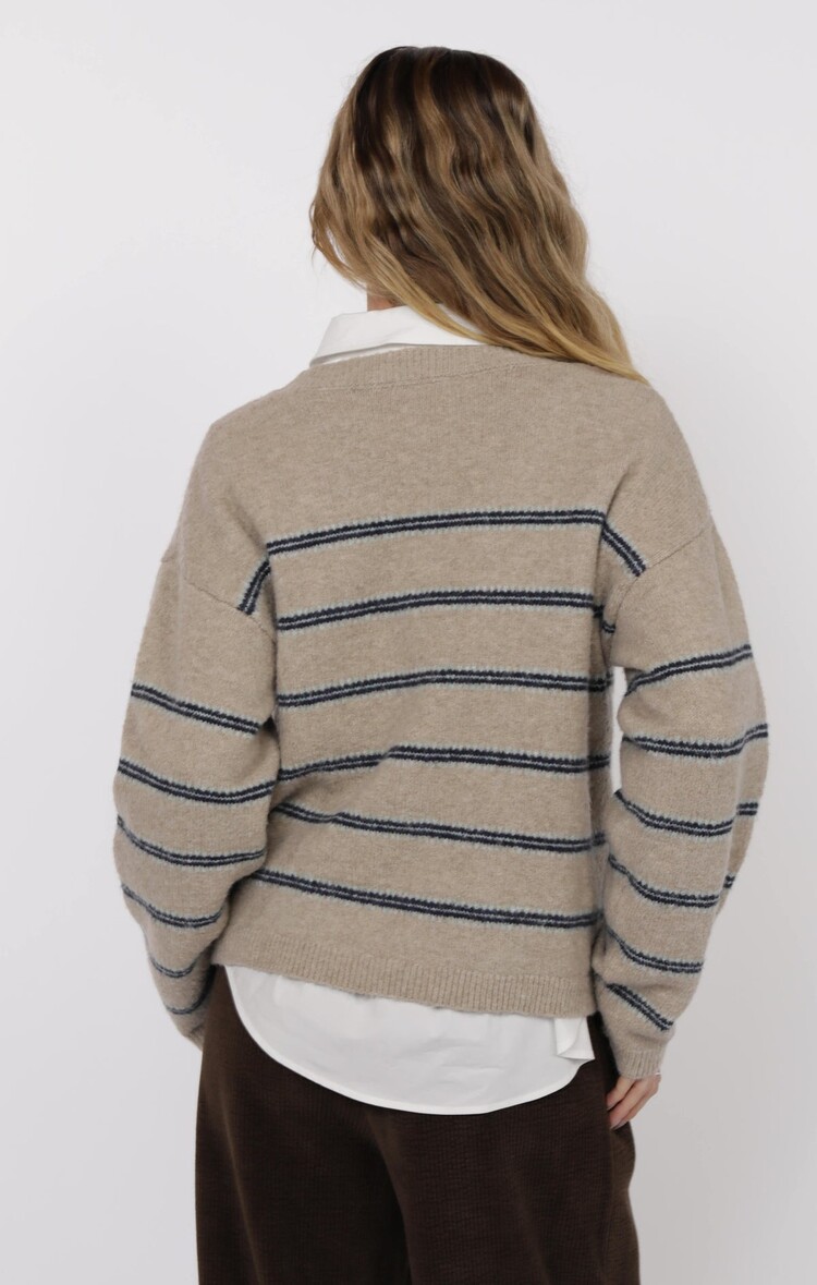 SADIE & SAGE TRICOT HUDSON - OATMEAL MULTI