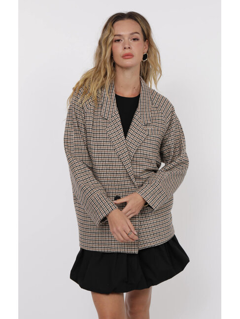 SADIE & SAGE VESTON MEMORABILIA CACCOON - CRÈME MULTI