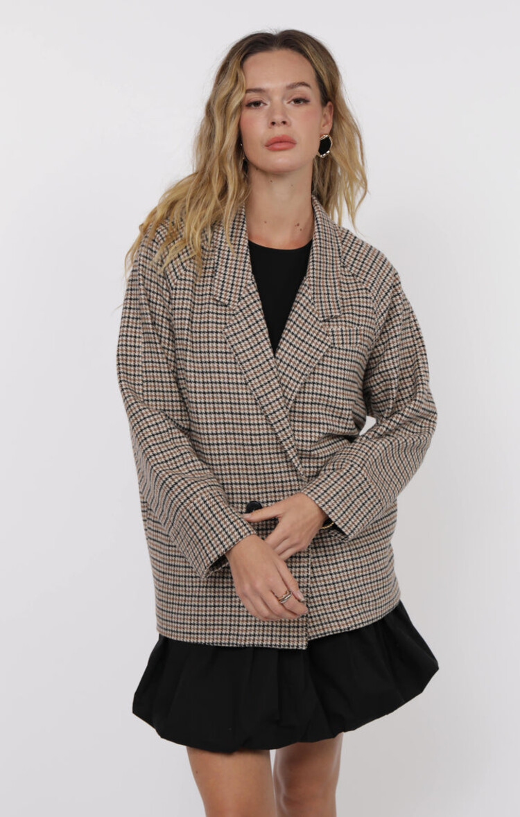 SADIE & SAGE VESTON MEMORABILIA CACCOON - CRÈME MULTI