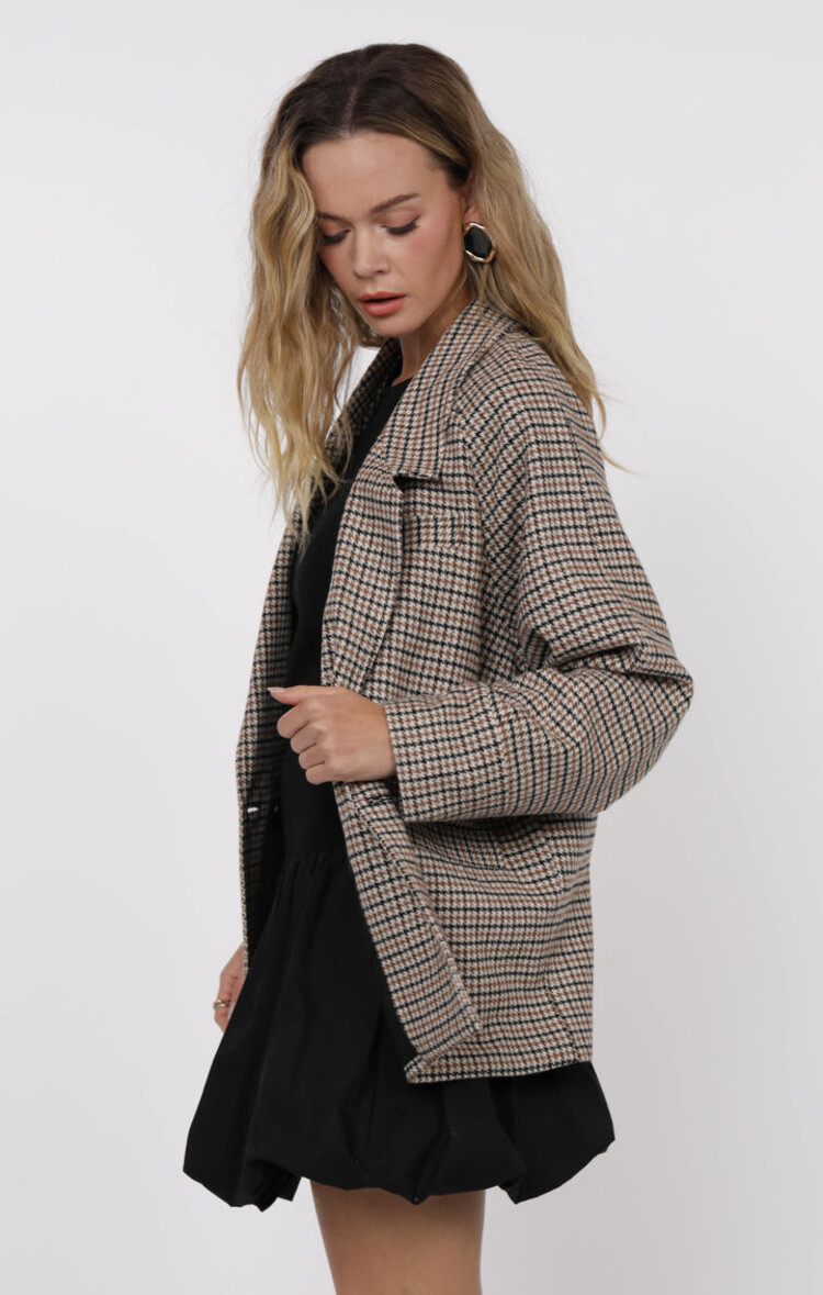 SADIE & SAGE VESTON MEMORABILIA CACCOON - CRÈME MULTI