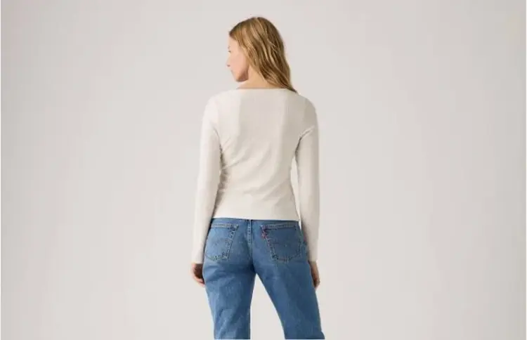 LEVI'S CHANDAIL MANCHES LONGUES DRY GOODS - OATMEAL WEATHER