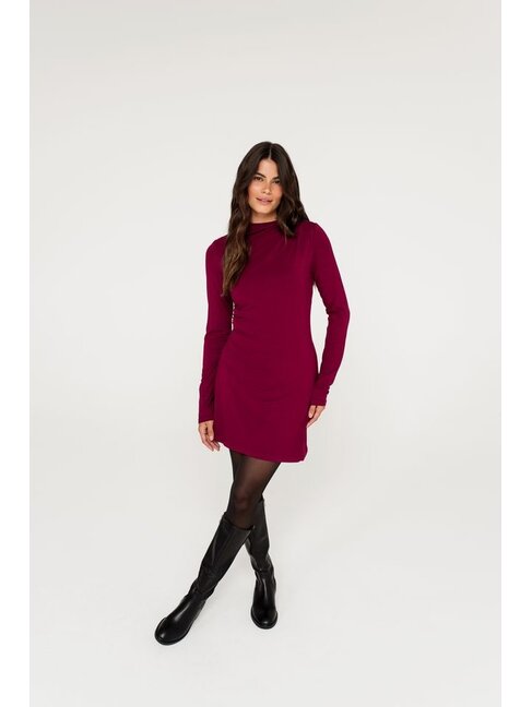 DAILYSTORY ROBE OPHELIA - BORDEAU