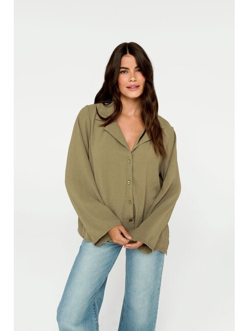 DAILYSTORY BLOUSE FINN - KAKI