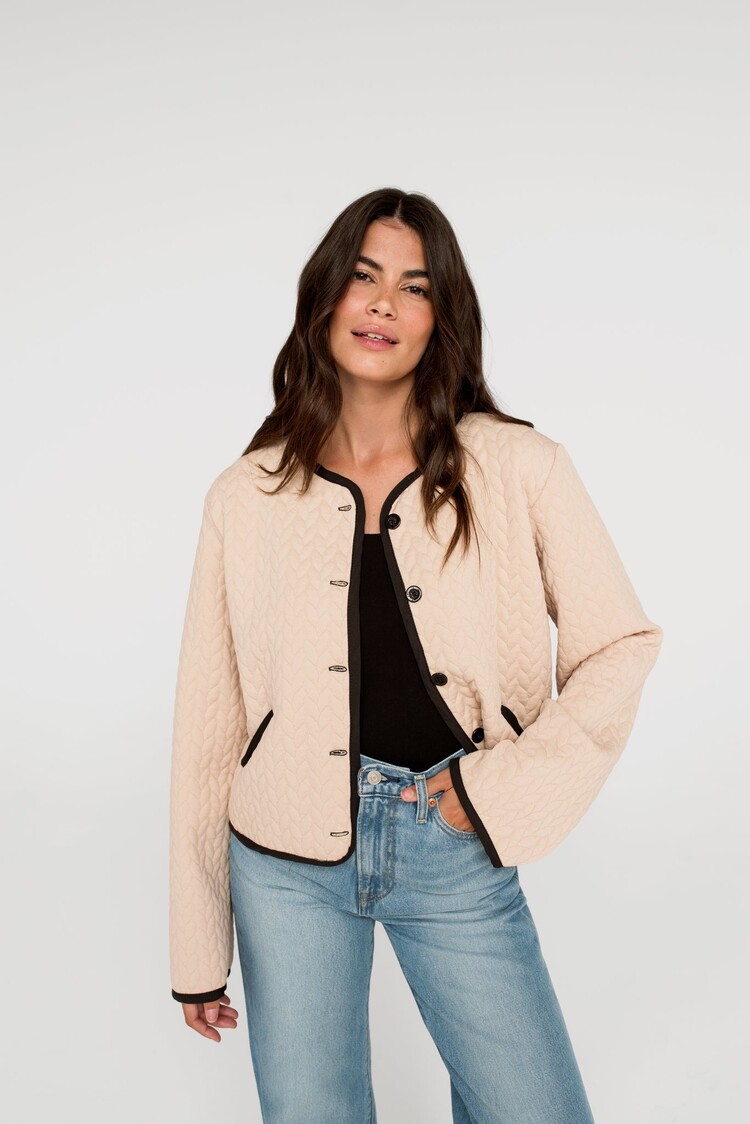 DAILYSTORY VESTE PIPER - BEIGE