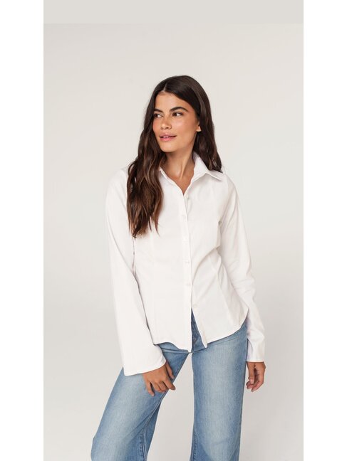DAILYSTORY PRÉCOMMANDE - BLOUSE NAO - BLANC