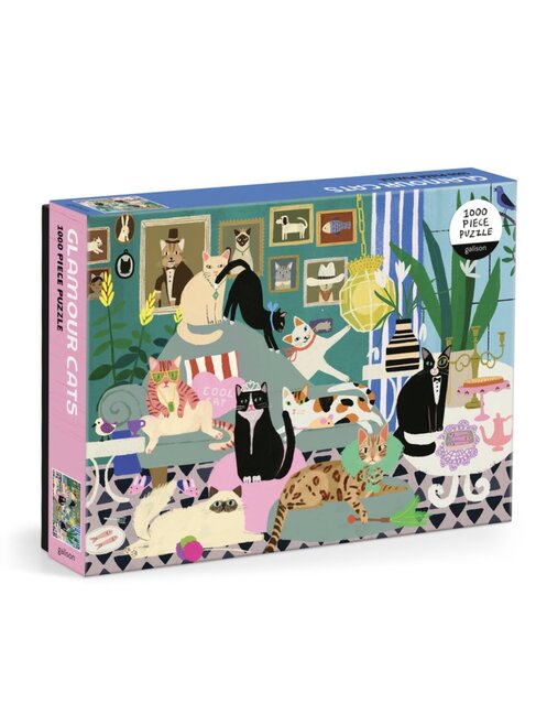 CASSE-TÊTE - GLAMOUR CATS (1000 PIÈCES)