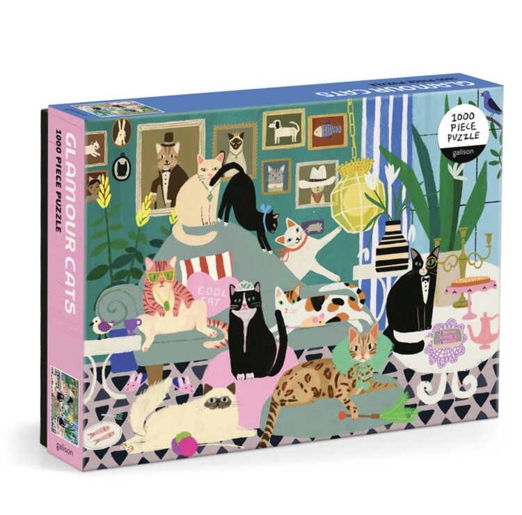 CASSE-TÊTE - GLAMOUR CATS (1000 PIÈCES)