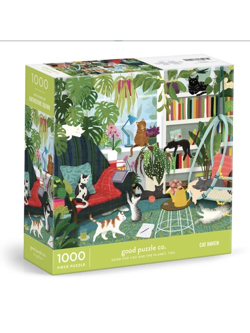 GOOD PUZZLE CO. CASSE-TÊTE - CAT HAVEN (1000 PIÈCES)