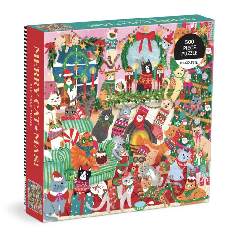 CASSE-TÊTE - MERRY CATMAS! (500 PIÈCES)