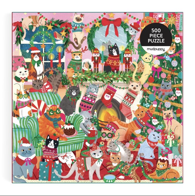 CASSE-TÊTE - MERRY CATMAS! (500 PIÈCES)