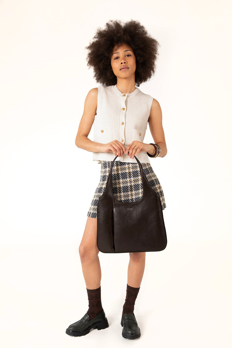 Matt & Nat SAC TOTE PORTO (THEME) - COFFEE